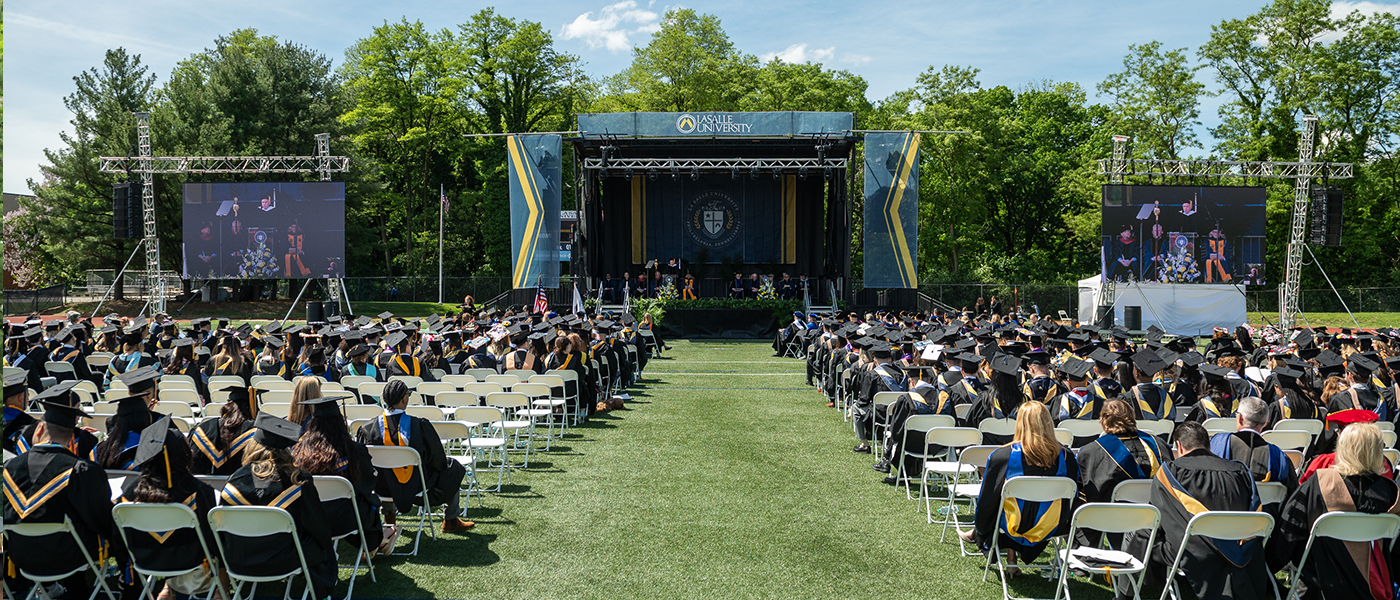 Image of the Commencement stage