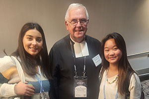 With Br. Edward “Ed” Shields, FSC, of District of Eastern North America