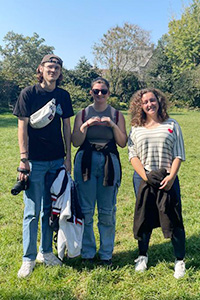 Left to right: Tom Dupuis, Mélanie Berland, Stérenn Evain.