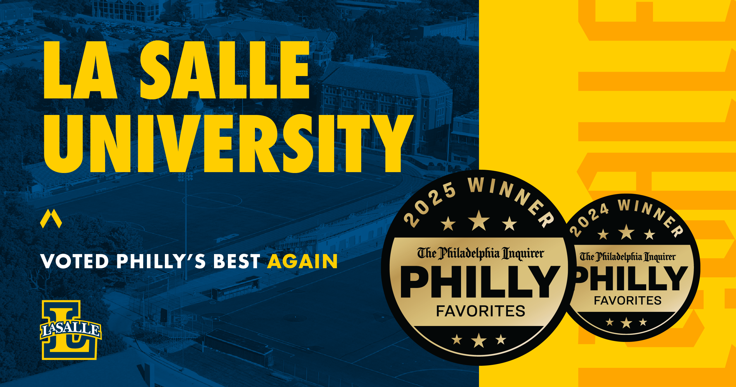 La Salle University wins gold again in Philly Favorites for best College